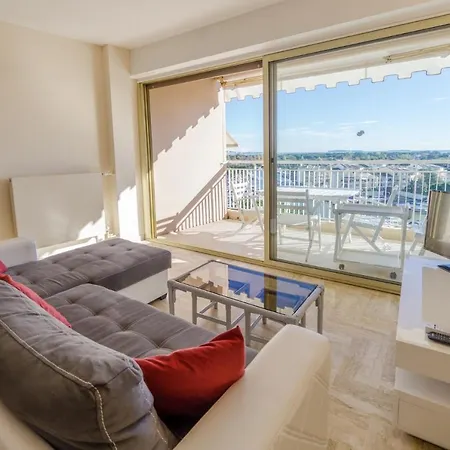 7eme Etage, Vue Iles De Lerins Daire Mandelieu